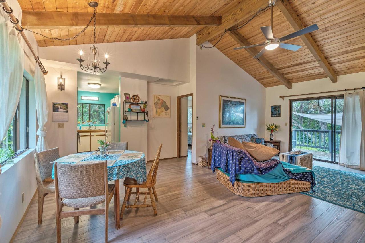 Peaceful Abode With Deck, 13 Mi To Black Sand Beach! 날레후 외부 사진