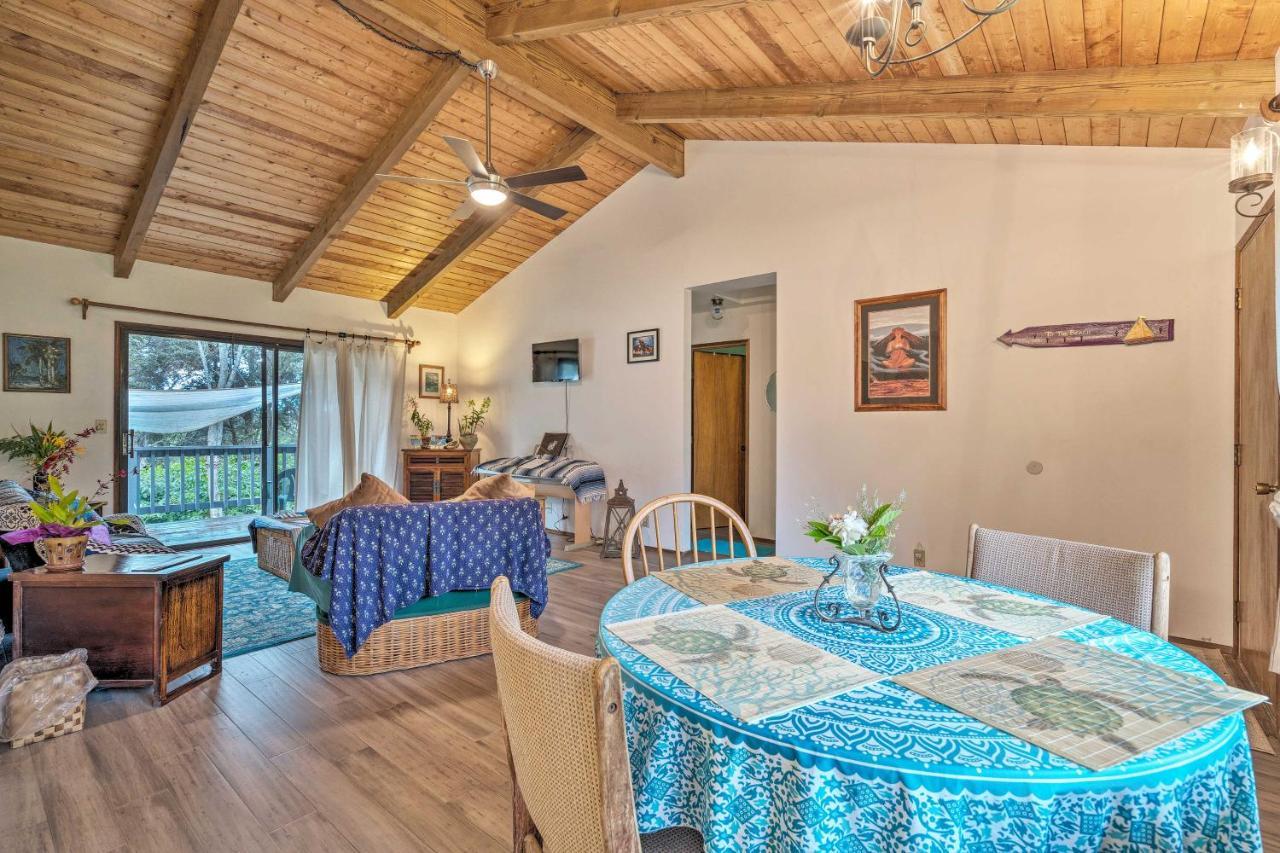 Peaceful Abode With Deck, 13 Mi To Black Sand Beach! 날레후 외부 사진