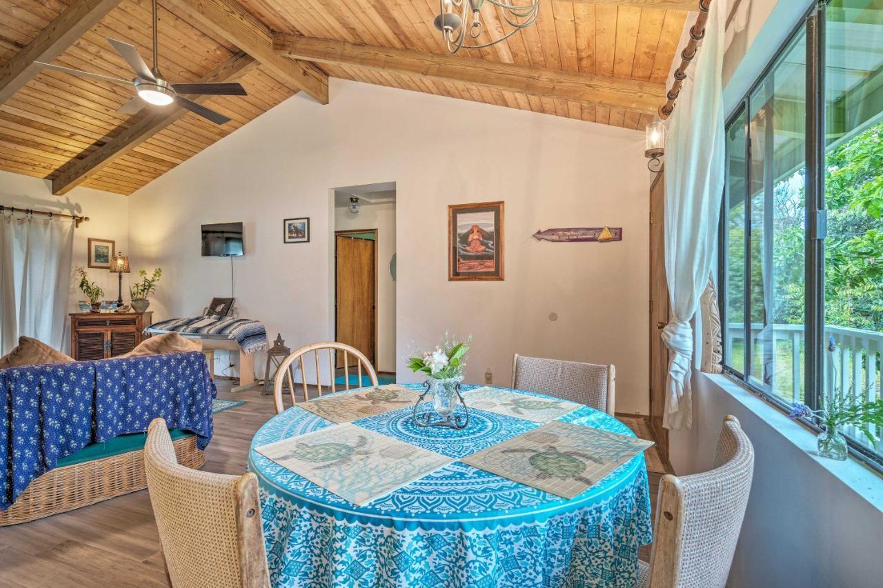 Peaceful Abode With Deck, 13 Mi To Black Sand Beach! 날레후 외부 사진